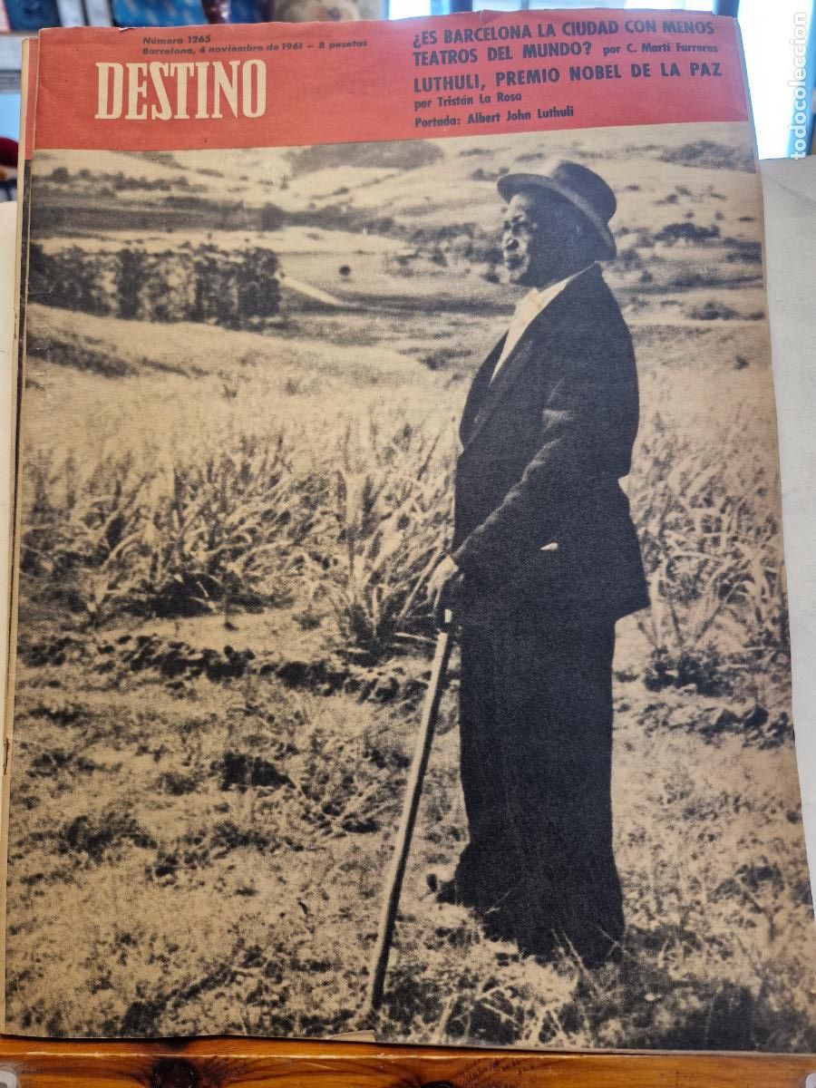 Second hand books: REVISTA DESTINO &iquest;ES BARCELONA LA CIUDAD CON MENOS TEATROS?. BARCELONA. 4 DE NOVIEMBRE DE 1961.