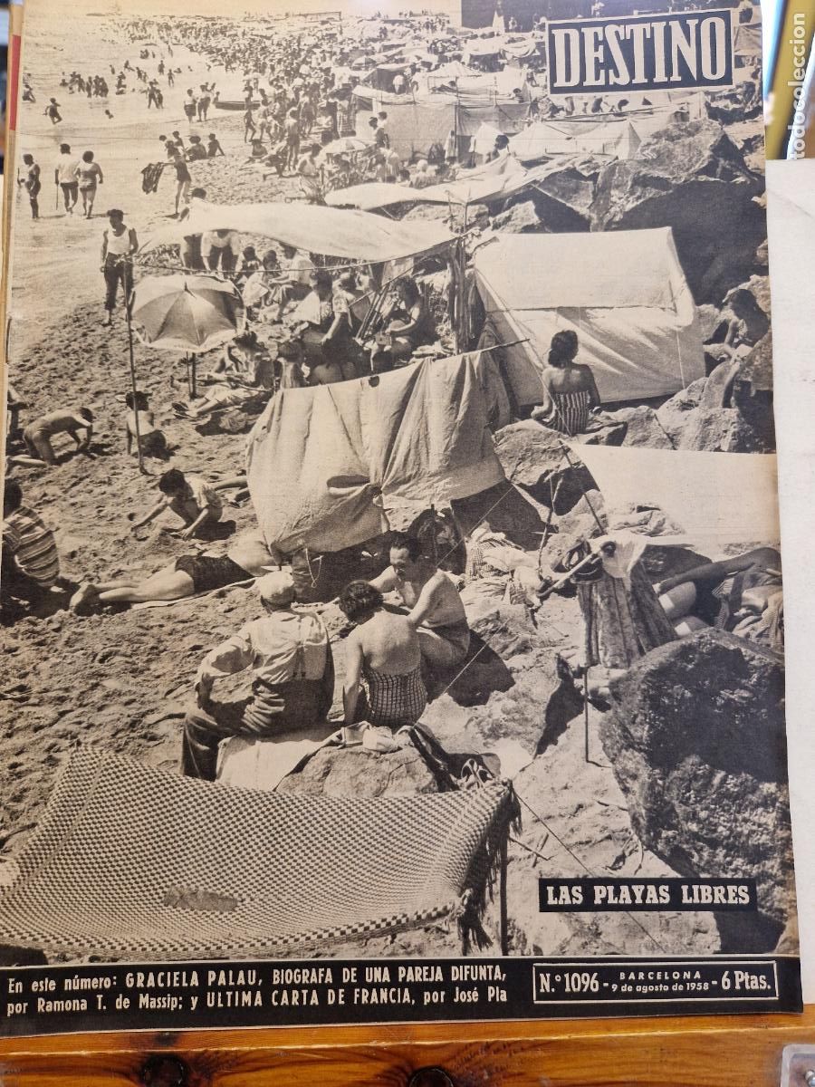 Second hand books: REVISTA DESTINO. LAS PLAYAS LIBRES. BARCELONA 9 DE AGOSTO DE 1964