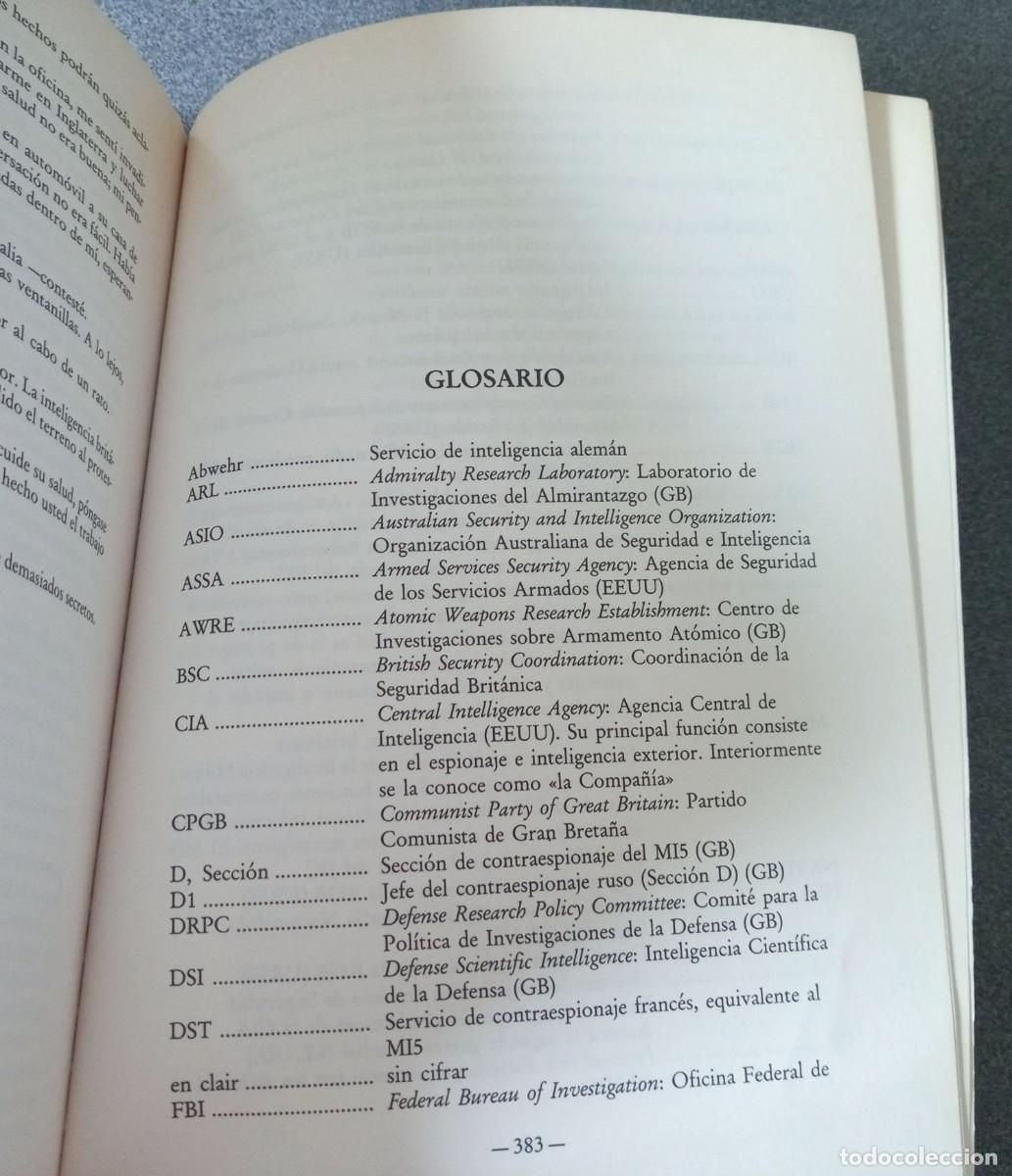 Libros de segunda mano: Cazador De Espias Peter Wright - Foto 6
