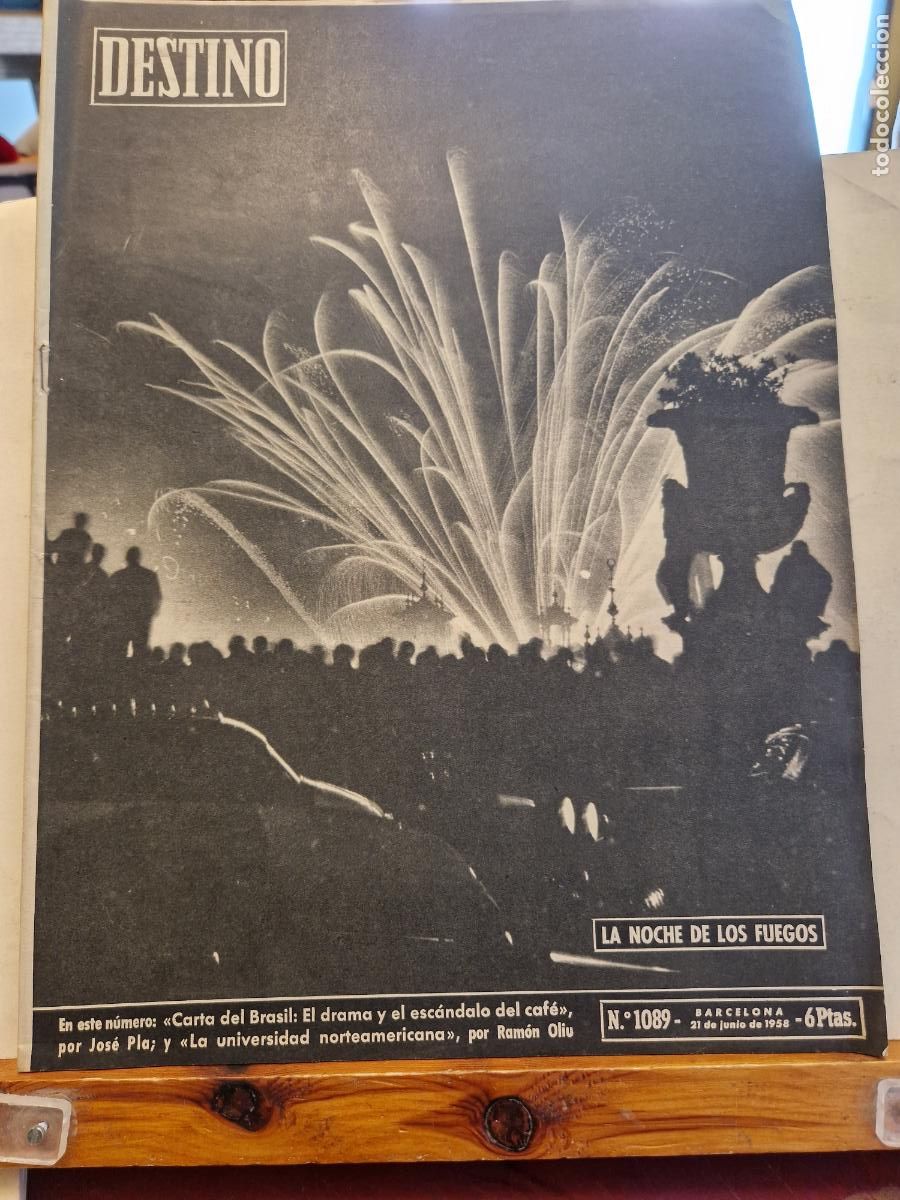 Second hand books: REVISTA DESTINO. LA NOCHE DE LOS FUEGOS . BARCELONA 21 DE JUNIO DE 1958