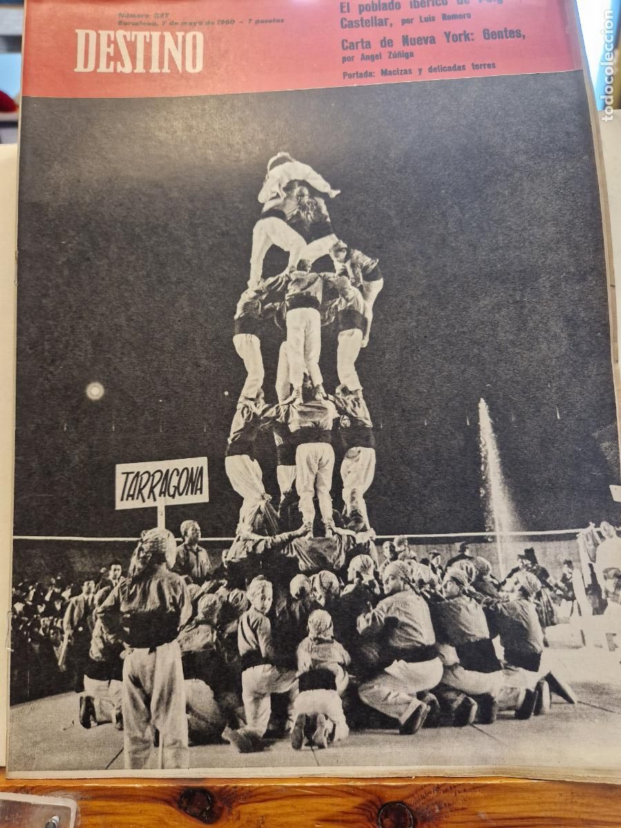 Second hand books: REVISTA DESTINO. EL POBLADO IBERICO DE PUIG . BARCELONA 7 MAYO 1960