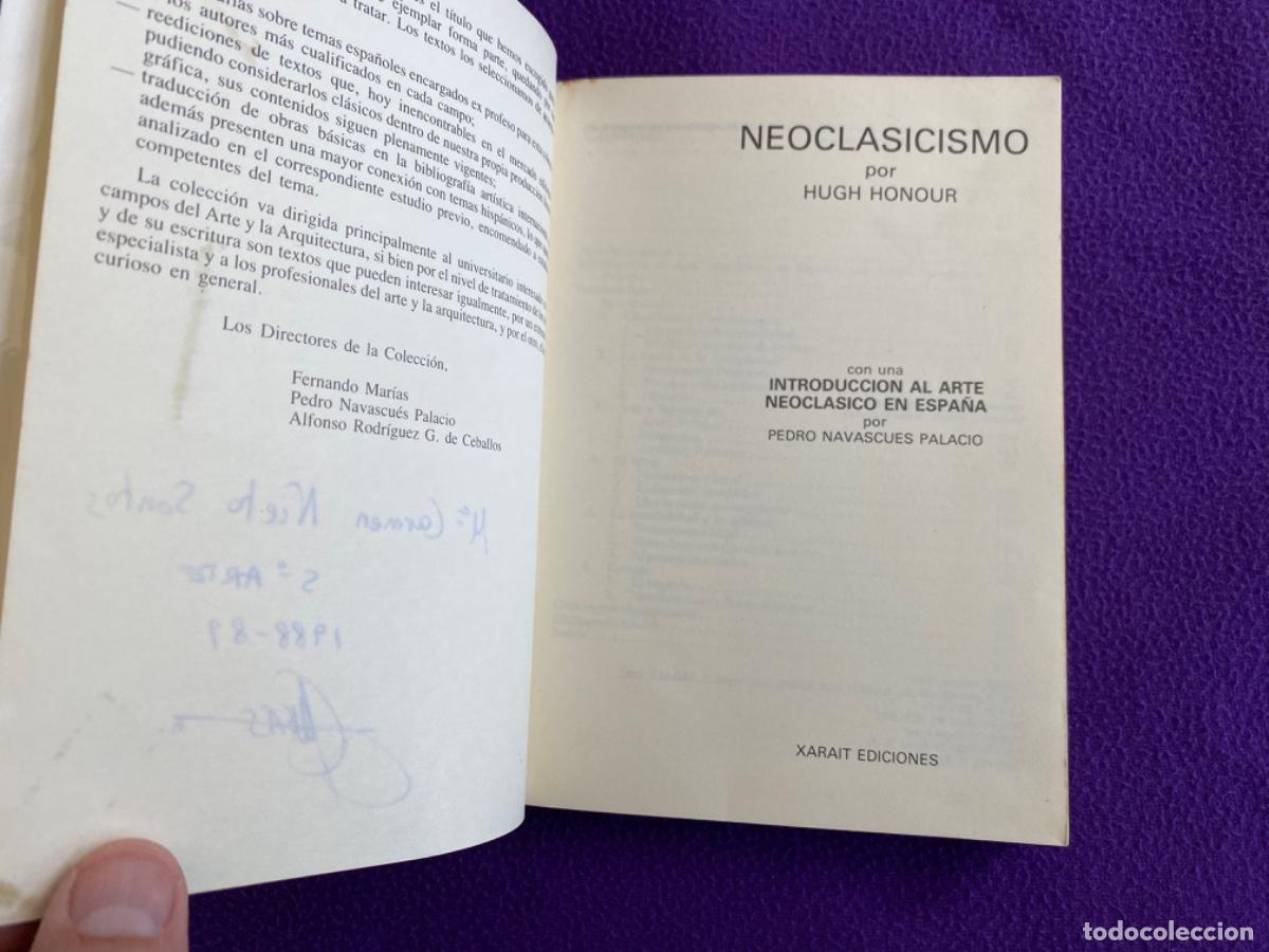 Libros de segunda mano: El Neoclasicismo. Hugh Honour - Foto 3