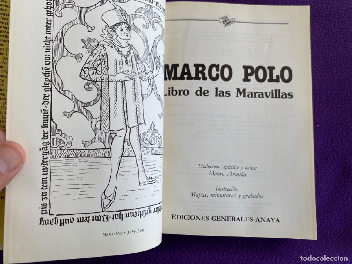 Libros de segunda mano: Libro de las Maravillas. Marco Polo. Anaya Tus libros. - Foto 4