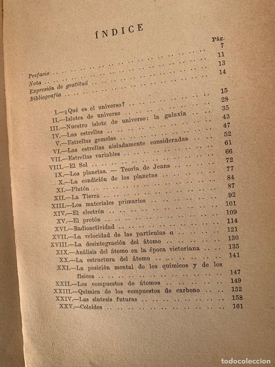 Libros de segunda mano: Esquema del Universo de J.C.Crowther (Bols 27) - Foto 3
