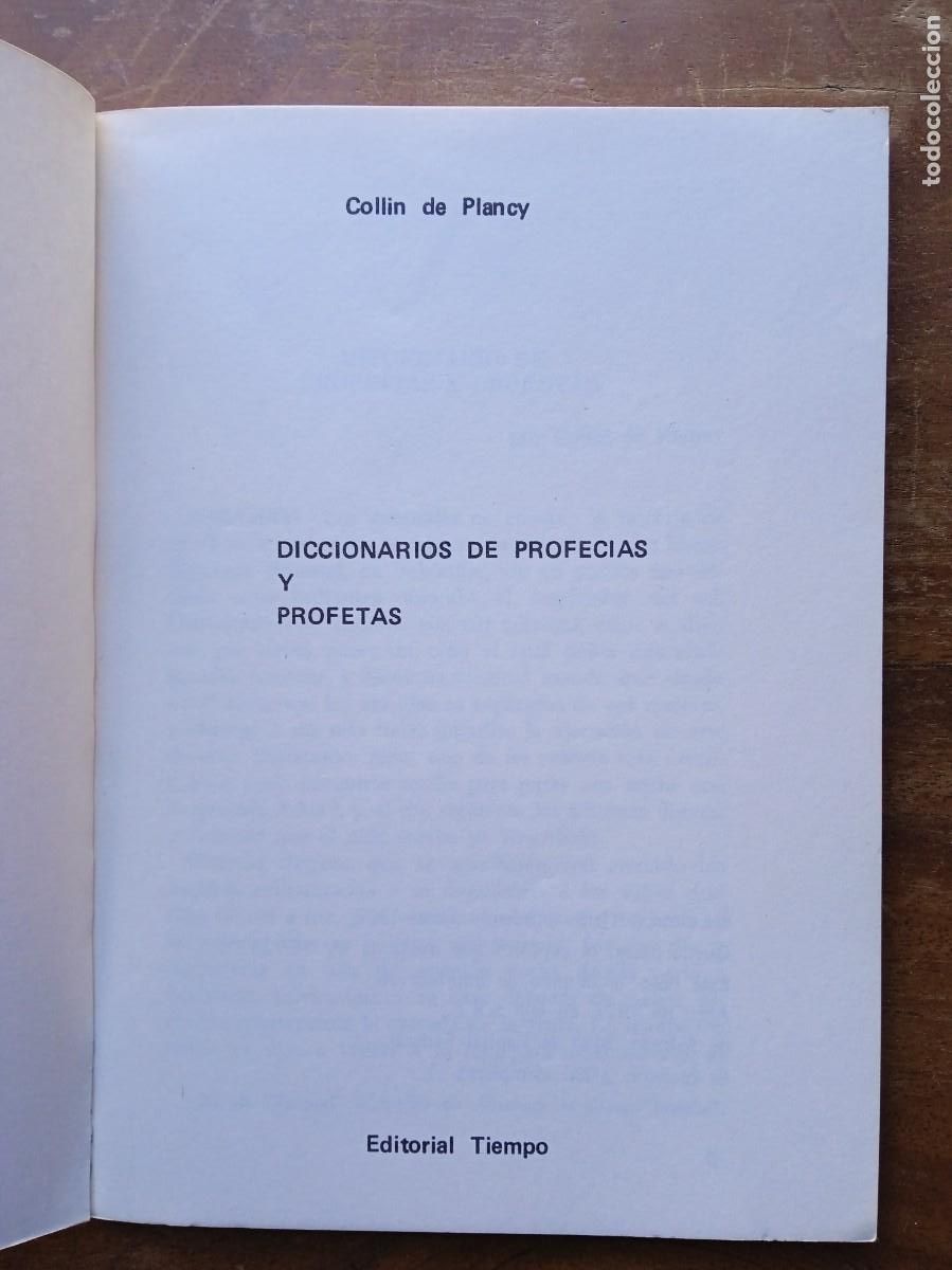 Libros de segunda mano: Diccionario de profec&iacute;as y profetas - Foto 2
