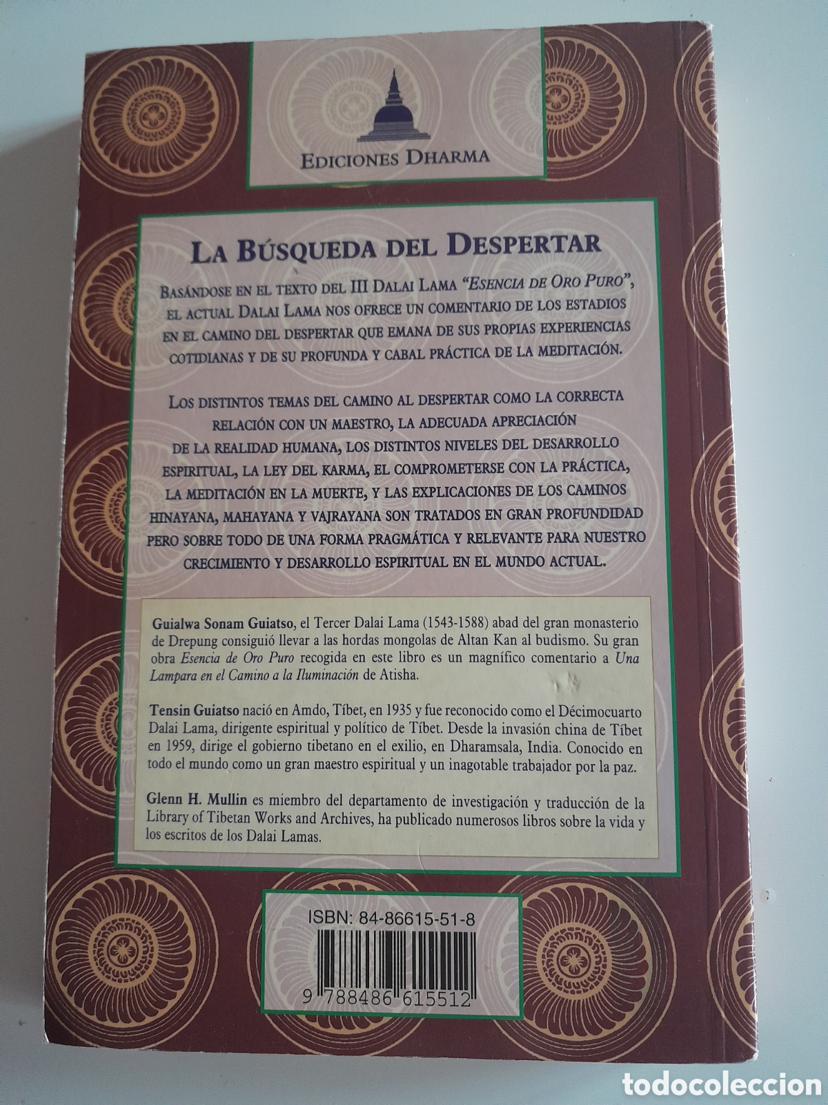 Libros de segunda mano: LA B&Uacute;SQUEDA DEL DESPERTAR.DALAI LAMA. DHARMA - Foto 2