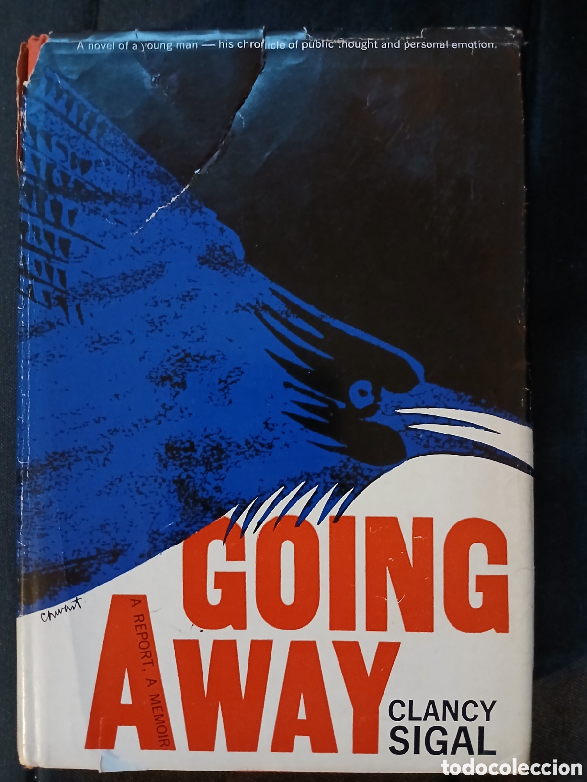 Libros de segunda mano: GOING AWAY CLANCY SIGAL d&eacute;dicac&eacute; - Foto 2
