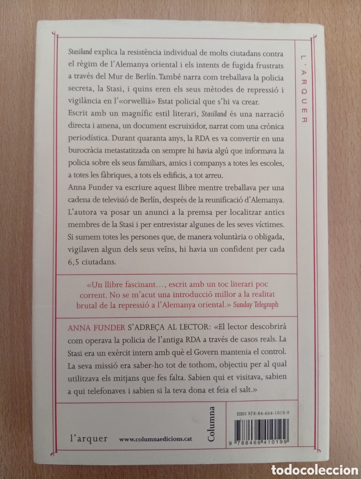Libros de segunda mano: STASILAND. Anna Funder - Foto 2