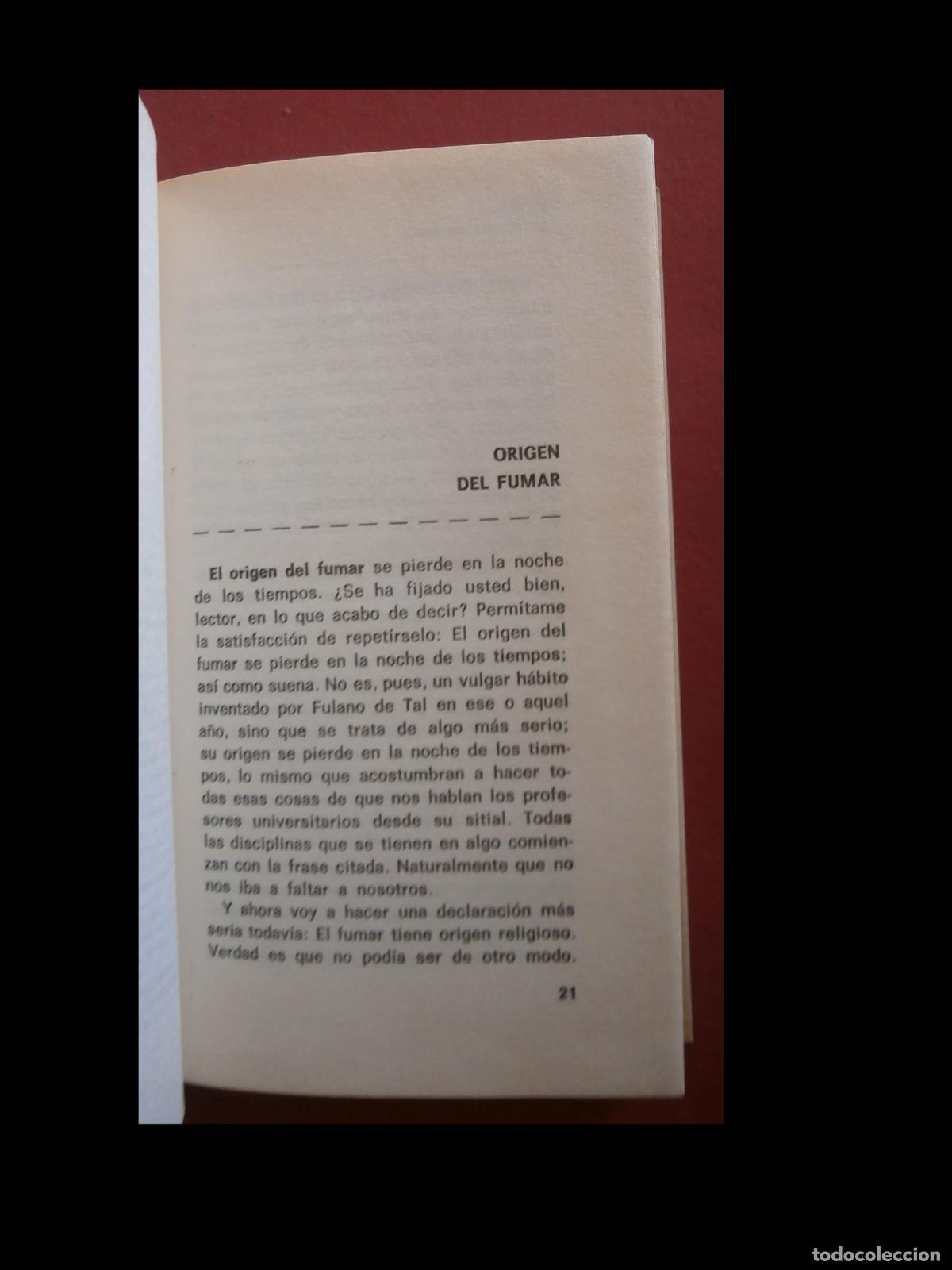 Libros de segunda mano: El arte de fumar en pipa. Joaquin Verdaguer - Foto 2