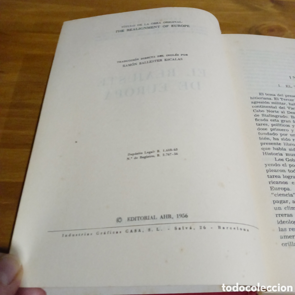 Libros de segunda mano: El reajuste de Europa. - Foto 5