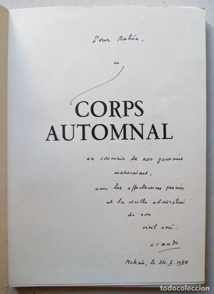 Libros de segunda mano: Couffon, Claude - Corps Automnal - P&eacute;rez Celis - Primera Edici&oacute;n - (1981) - Foto 2