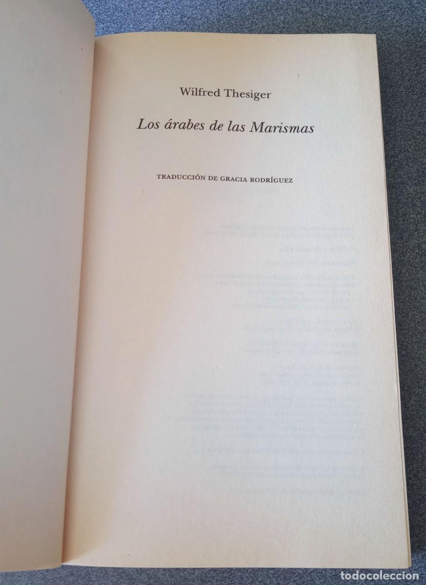 Libros de segunda mano: Los &Aacute;rabes De Las Marismas Wilfred Thesiger - Foto 3