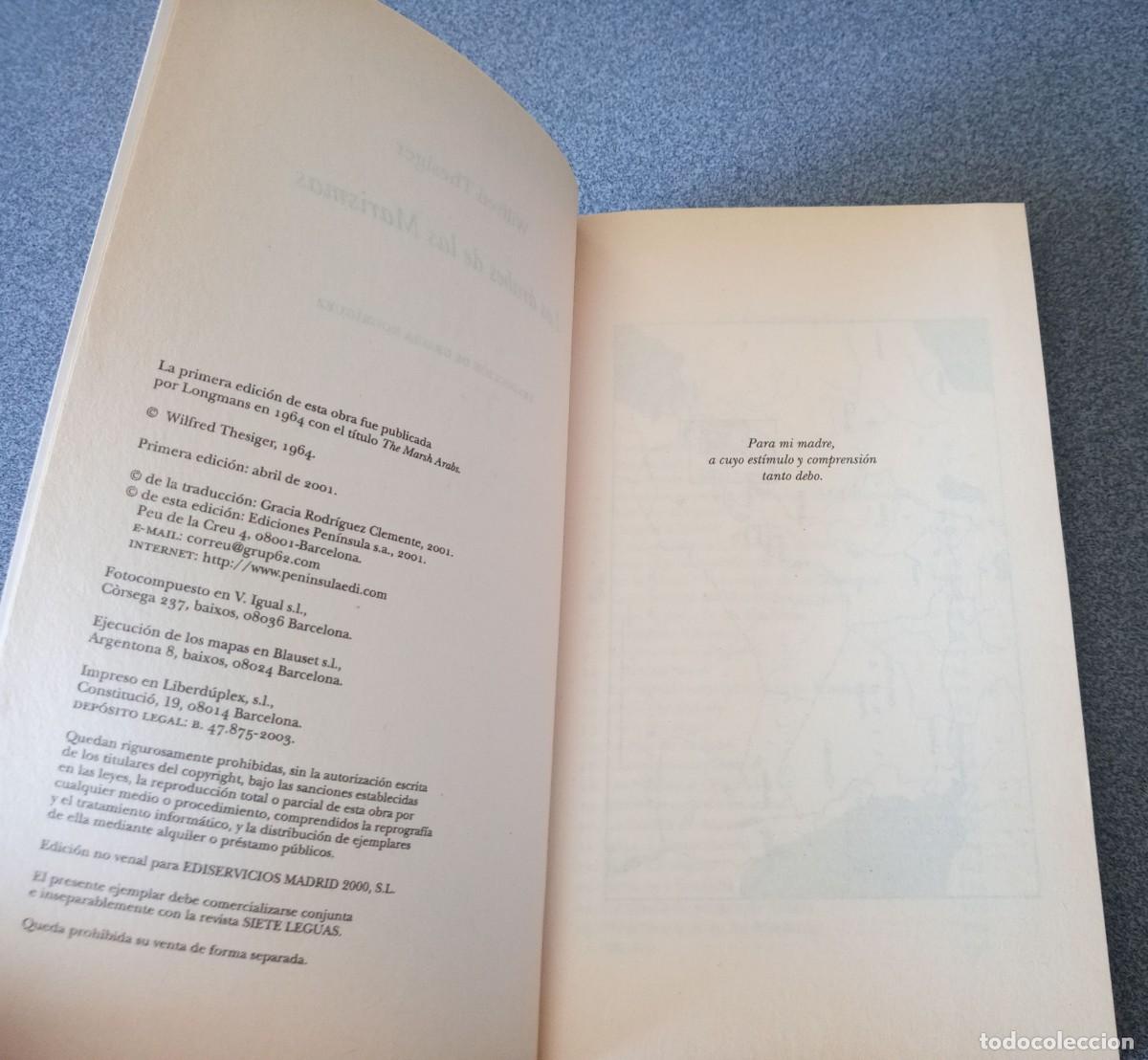 Libros de segunda mano: Los &Aacute;rabes De Las Marismas Wilfred Thesiger - Foto 4