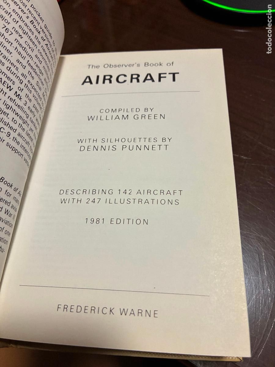 Libros de segunda mano: AIRCRAFT, William Green - Foto 2
