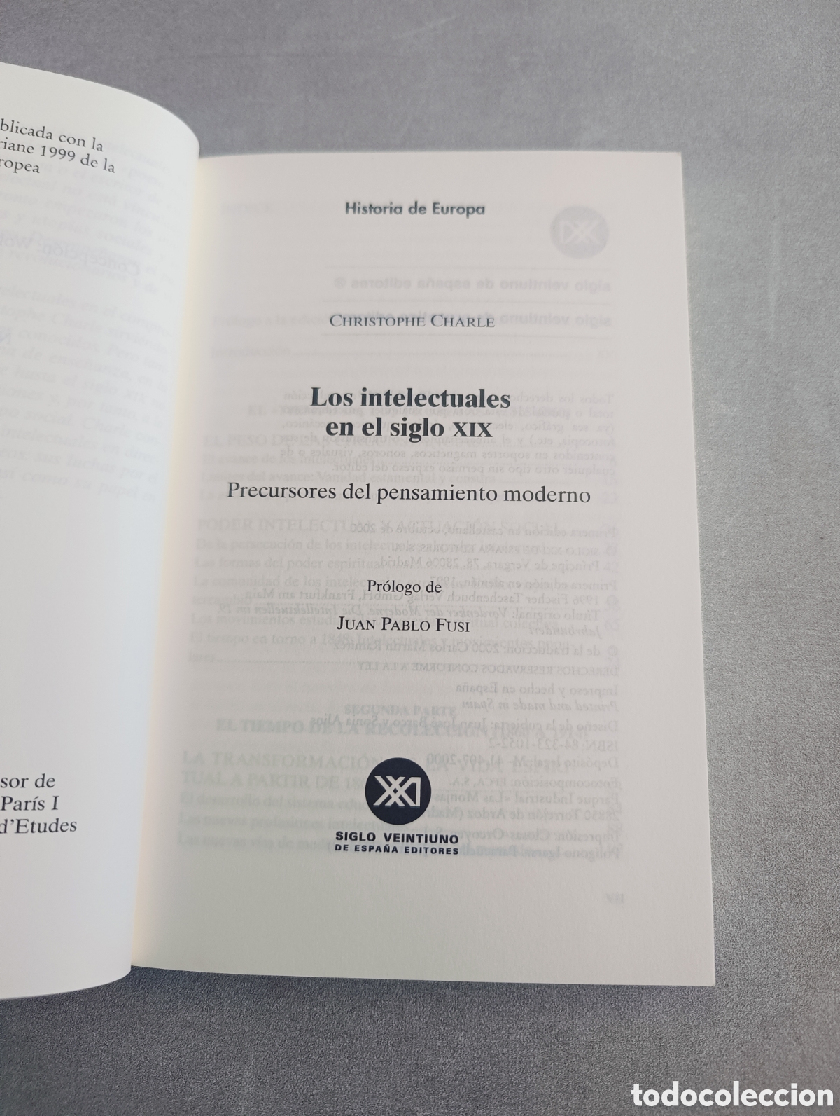 Libros de segunda mano: Los intelectuales en el siglo XIX. Christophe Charle. - Foto 4