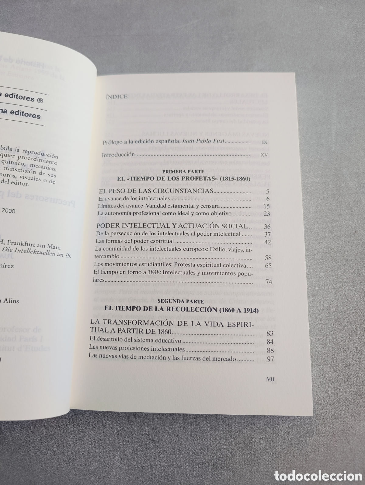 Libros de segunda mano: Los intelectuales en el siglo XIX. Christophe Charle. - Foto 5