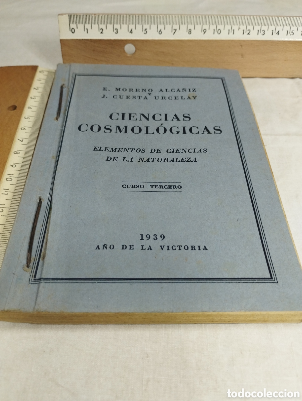 Libros de segunda mano: Ciencias cosmol&oacute;gicas. E. Moreno y J. Cuesta, 1939 - Foto 1
