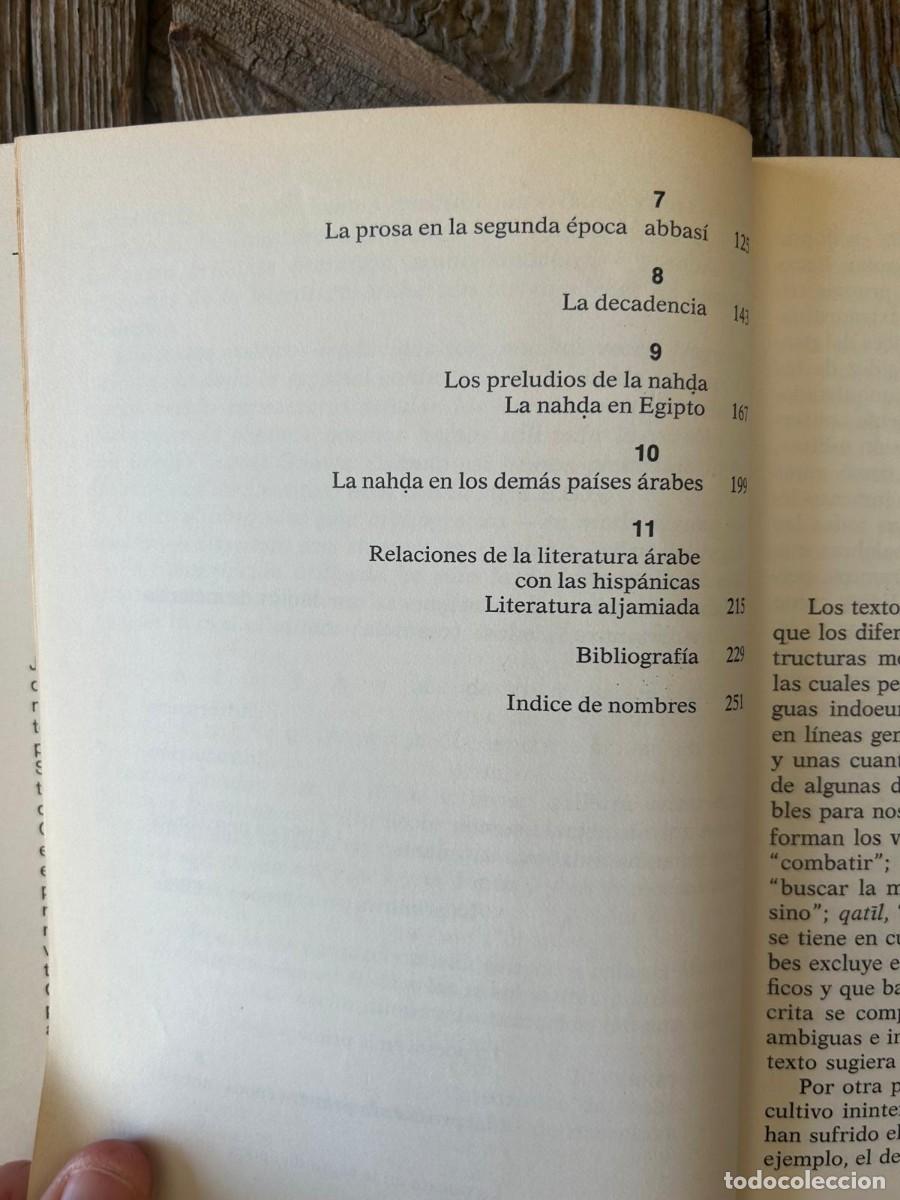 Libros de segunda mano: LITERATURA &Aacute;RABE. JUAN VERNET - Foto 8