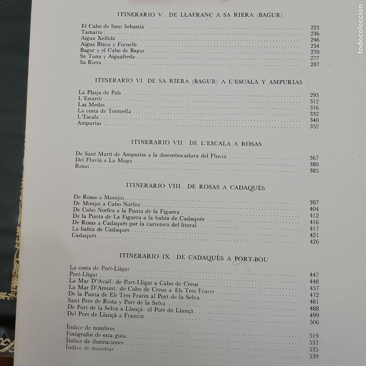 Libros de segunda mano: COSTA BRAVA - JOSE PLA.EDICIONES DESTINO - BARCELONA. 1965. - Foto 4