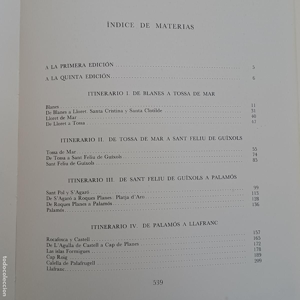 Libros de segunda mano: COSTA BRAVA - JOSE PLA.EDICIONES DESTINO - BARCELONA. 1965. - Foto 3