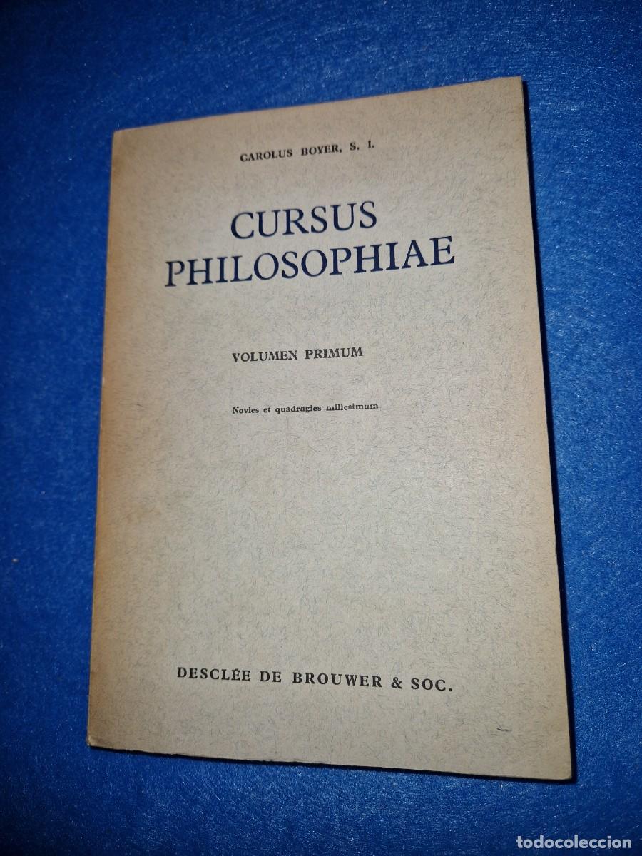 Libros de segunda mano: Cursus Philosophiae - Volumen primum - Foto 1