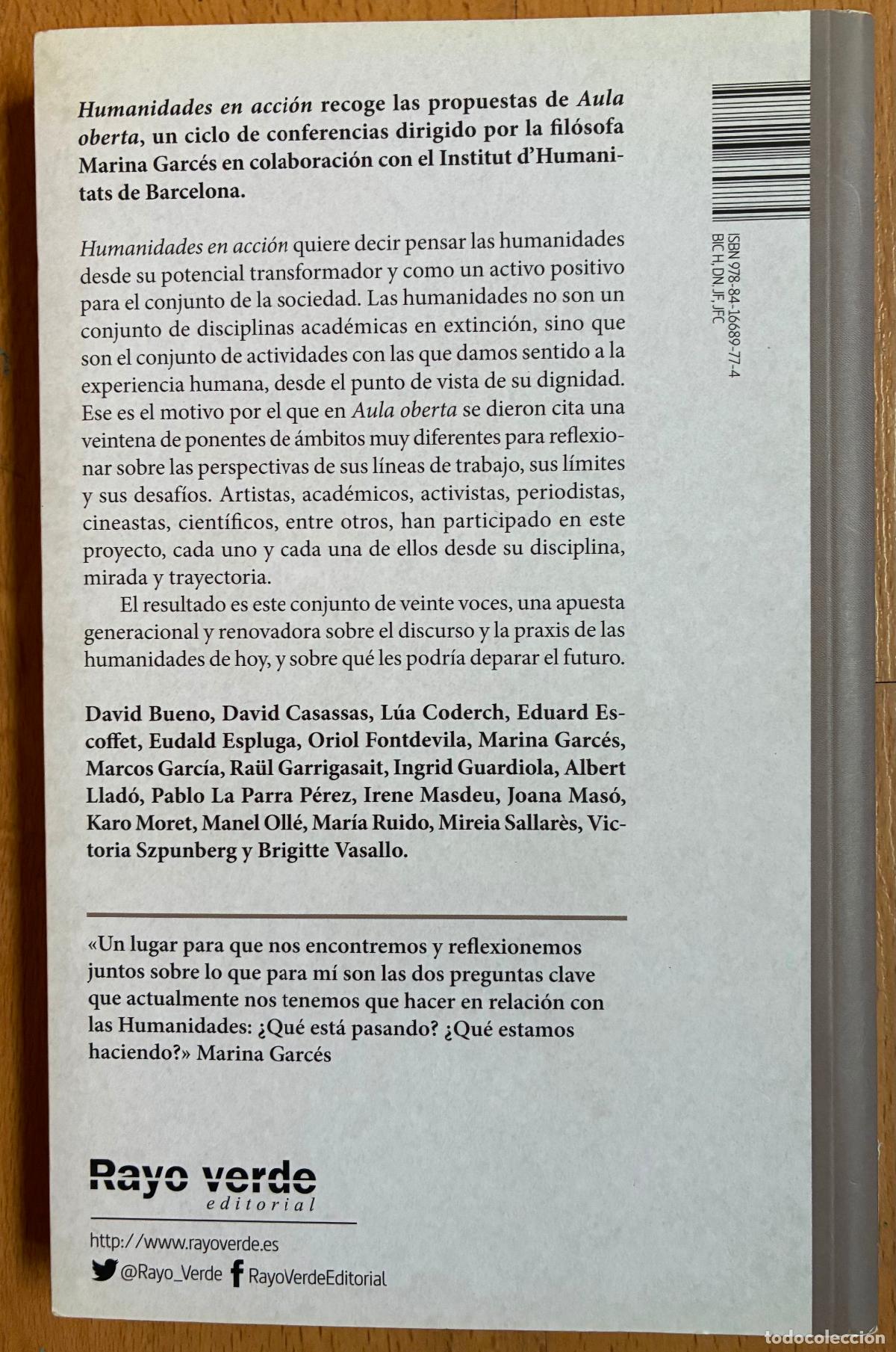 Libros de segunda mano: HUMANIDADES EN ACCION Marina Garces - Foto 3