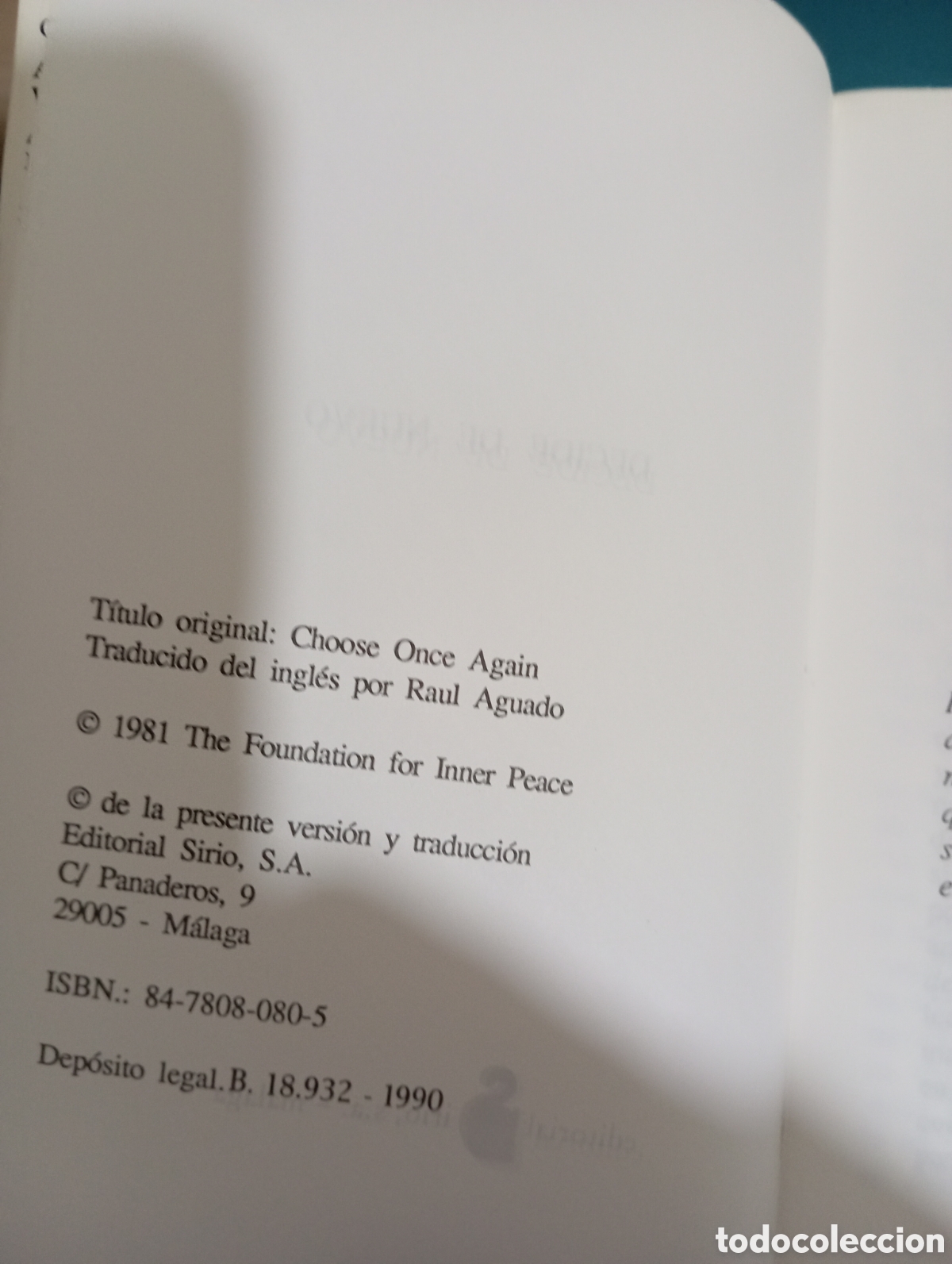 Libros de segunda mano: Decide de nuevo. Una selecci&oacute;n de Un curso de milagros - Foto 4