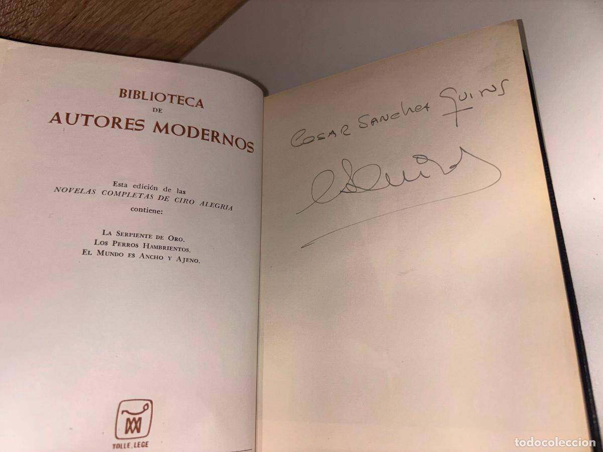 Libros de segunda mano: CIRO ALEGR&Iacute;A - NOVELAS COMPLETAS - ED. AGUILAR - Foto 2