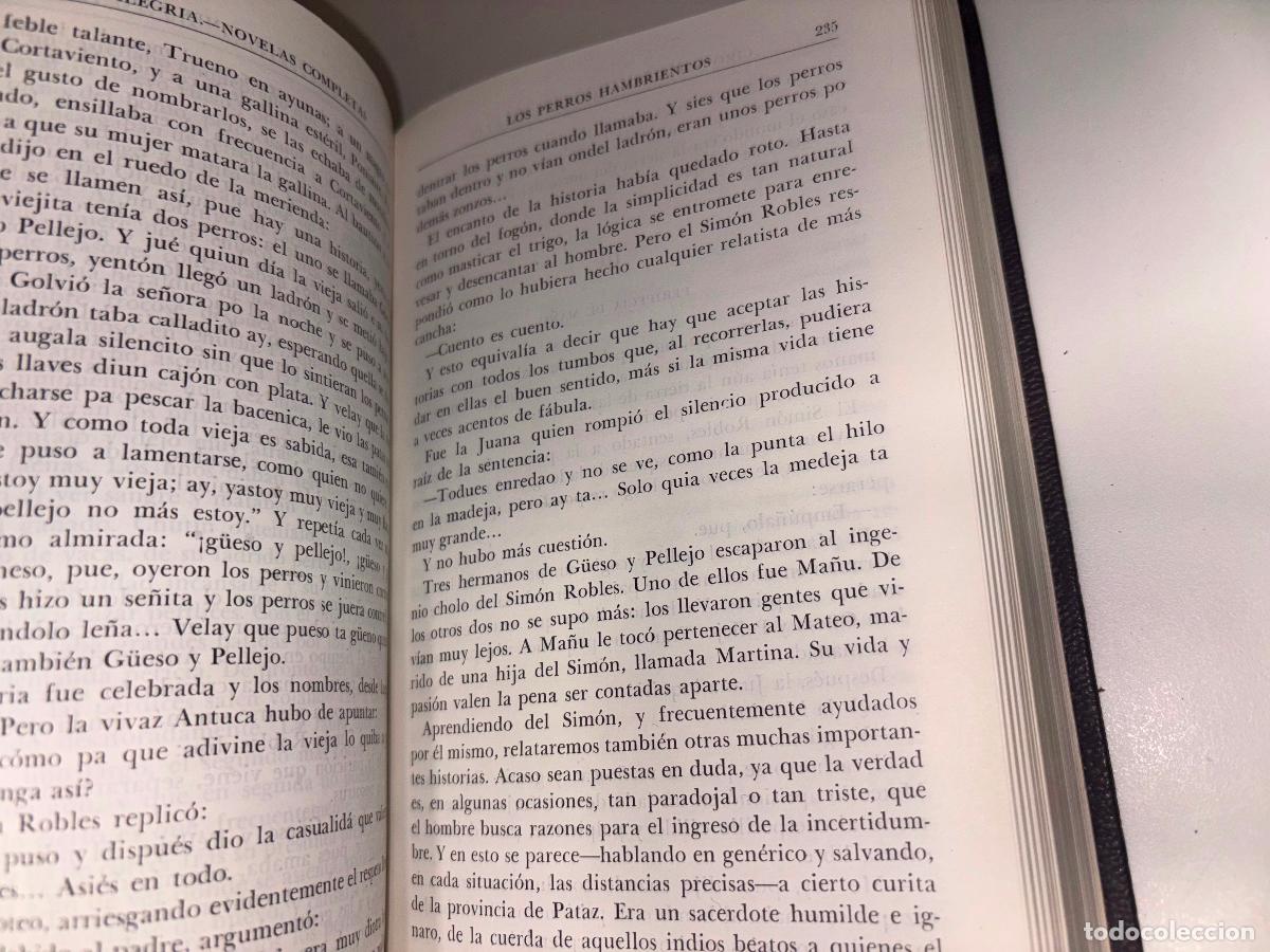 Libros de segunda mano: CIRO ALEGR&Iacute;A - NOVELAS COMPLETAS - ED. AGUILAR - Foto 3