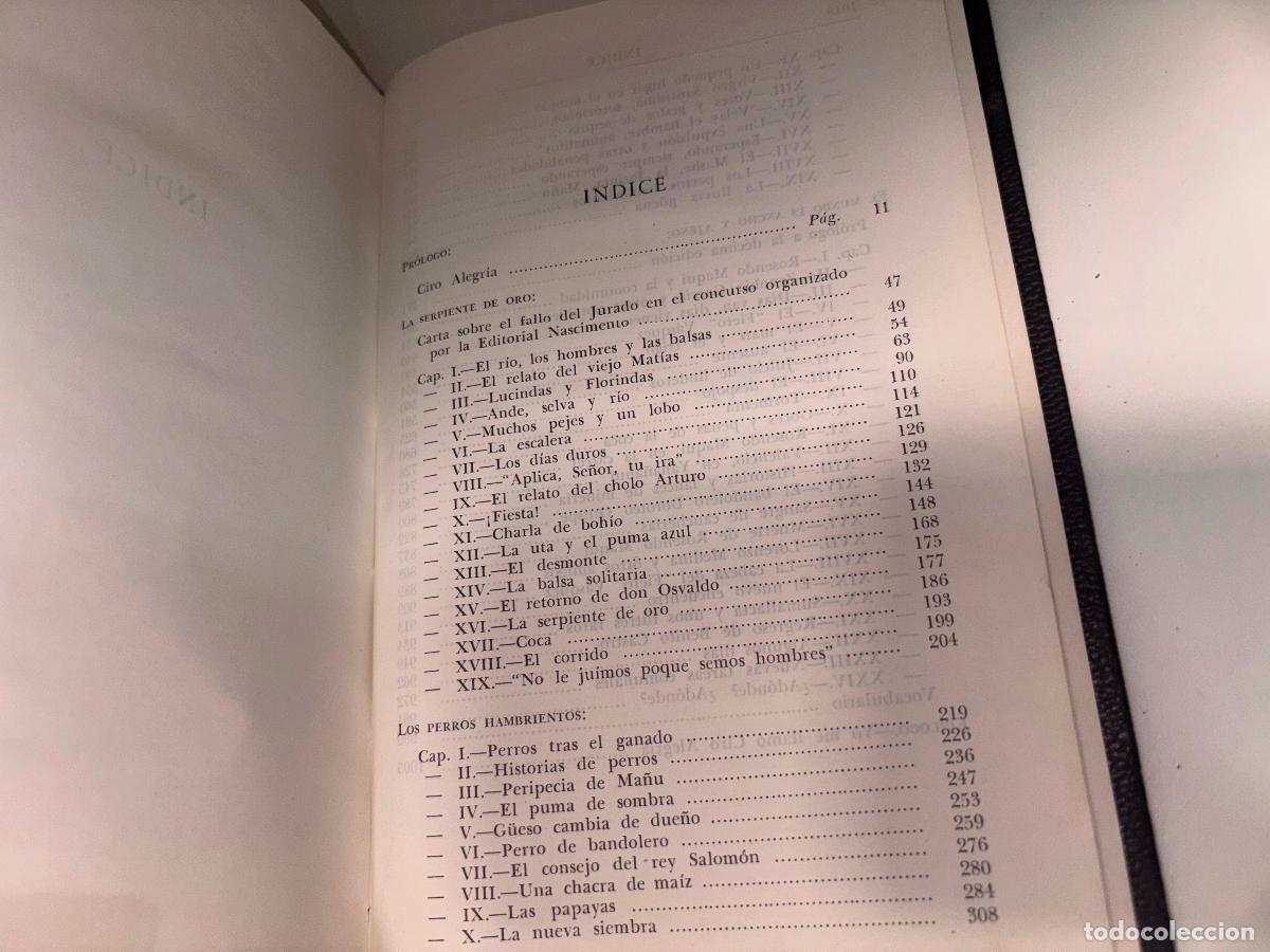 Libros de segunda mano: CIRO ALEGR&Iacute;A - NOVELAS COMPLETAS - ED. AGUILAR - Foto 7