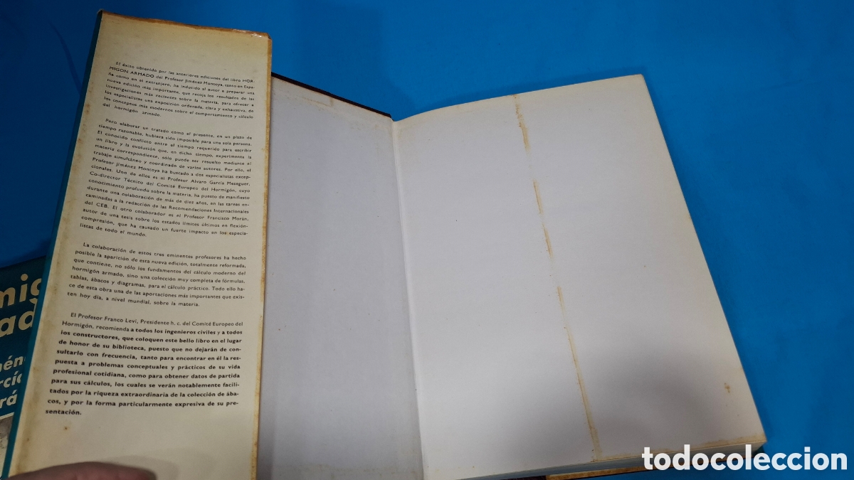 Libros de segunda mano: HORMIG&Oacute;N ARMADO - TOMOS I Y II, 7a EDICI&Oacute;N - Foto 7