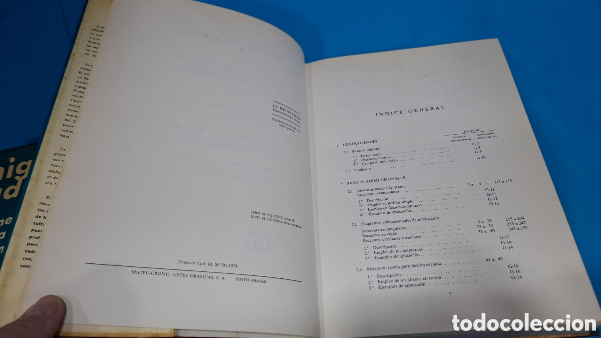 Libros de segunda mano: HORMIG&Oacute;N ARMADO - TOMOS I Y II, 7a EDICI&Oacute;N - Foto 9