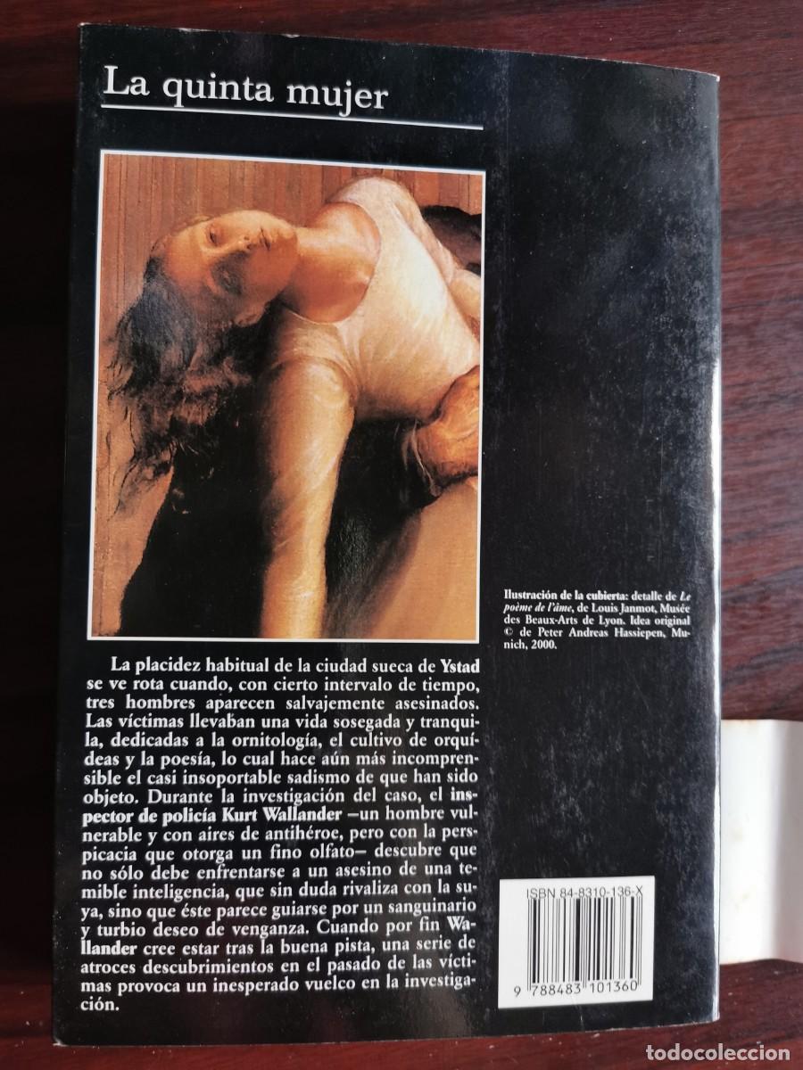Libros de segunda mano: La quinta mujer (Henning Mankell) - Foto 3