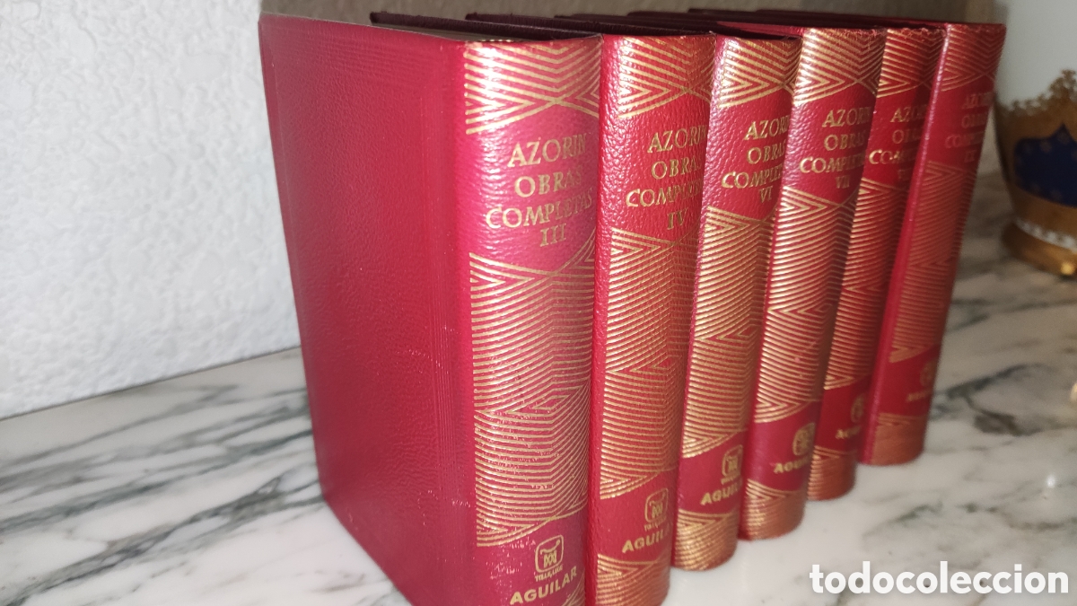 Libros de segunda mano: OBRAS COMPLETAS DE AZORIN - 6 TOMOS - - Foto 2