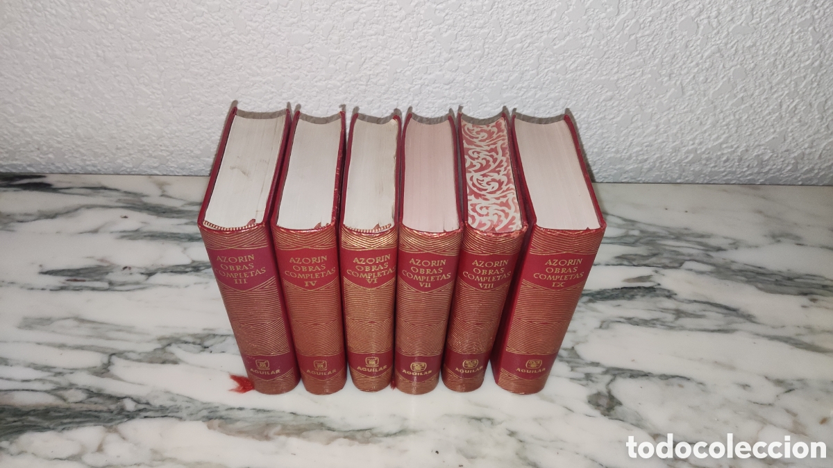Libros de segunda mano: OBRAS COMPLETAS DE AZORIN - 6 TOMOS - - Foto 4