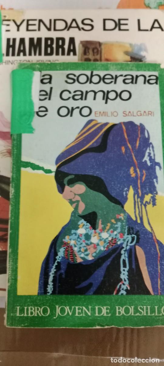 Libros de segunda mano: TOP-10 LIBRO EMILIO SALGARI - LA SOBERANA DEL CAMPO DE ORO - Foto 1