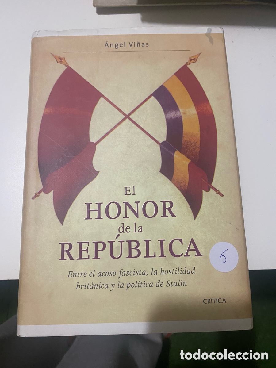 Libros de segunda mano: El honor de la Rep&uacute;blica - Foto 1