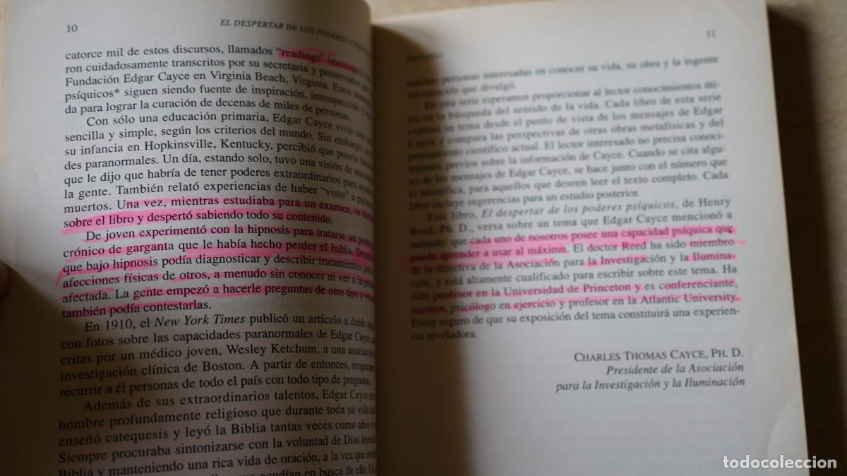 Libros de segunda mano: El despertar de los poderes ps&iacute;quicos - Edgar Cayce - Foto 4