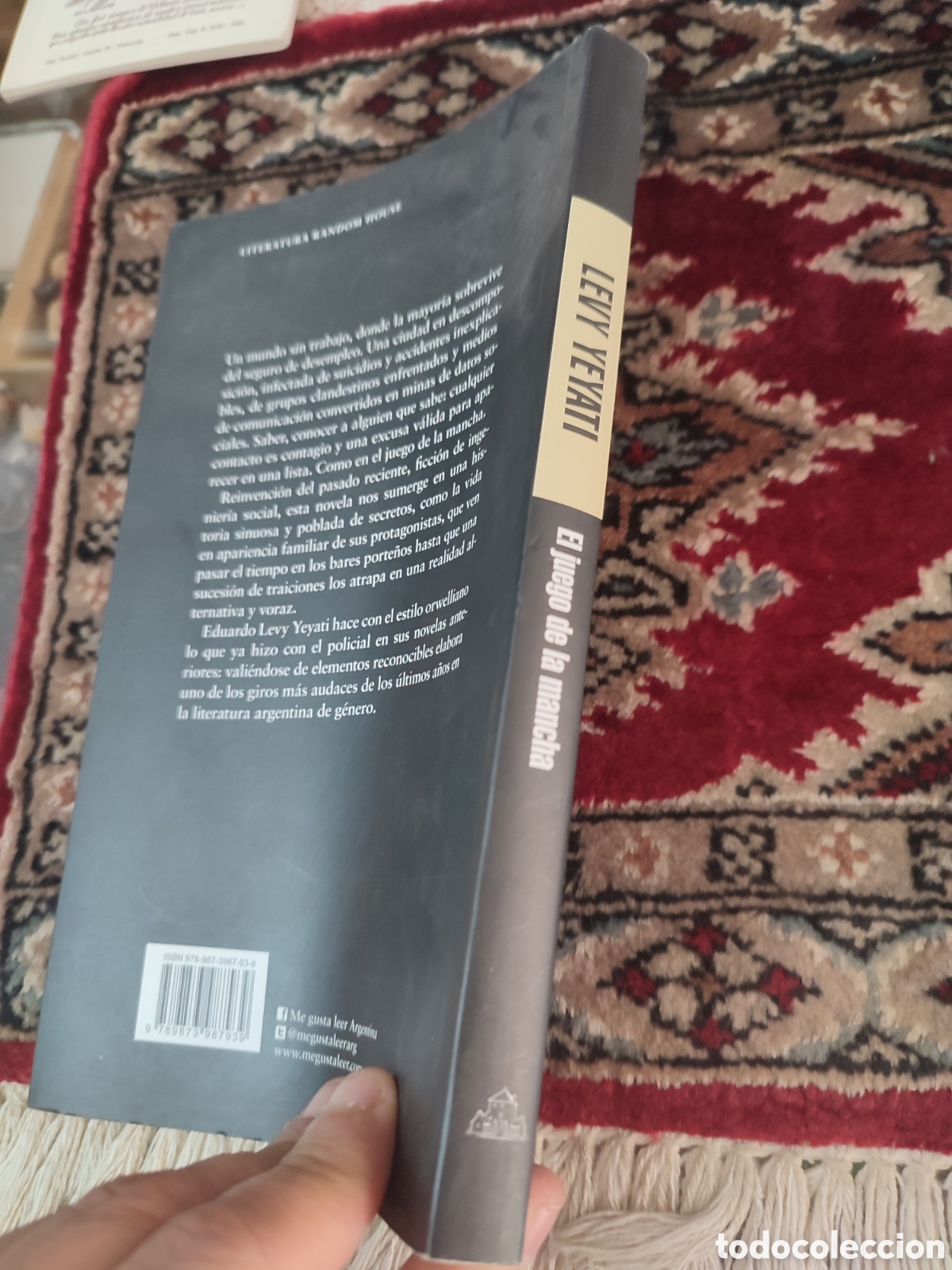 Libros de segunda mano: El juego de Mancha Eduardo Levy Yeyati - Foto 5