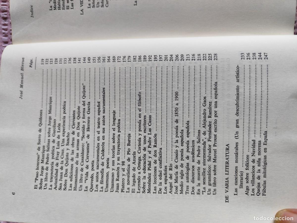 Libros de segunda mano: LA VIDA COMO DISCURSO / JOSE MANUEL BLECUA / EVA 253 - Foto 9