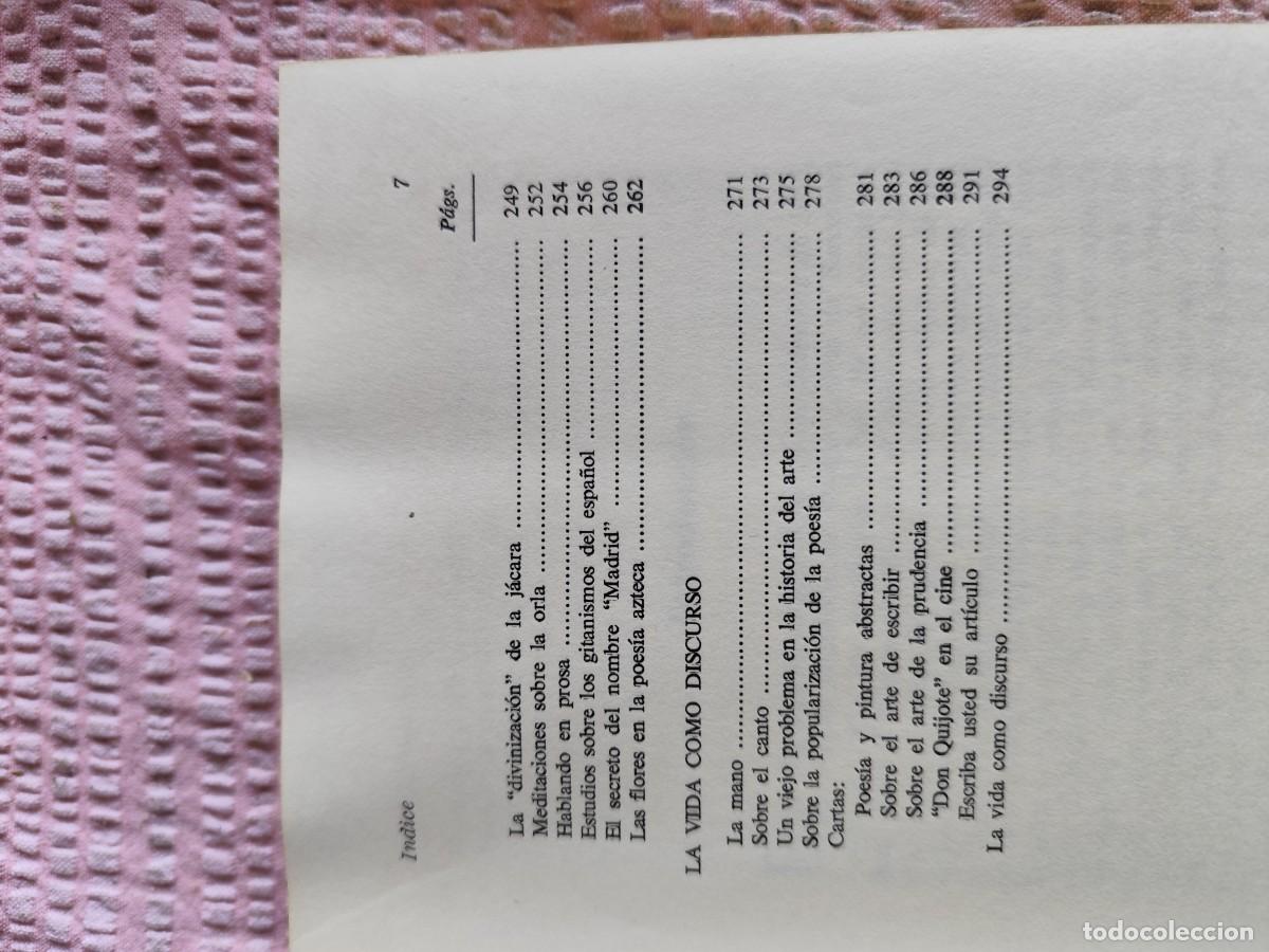 Libros de segunda mano: LA VIDA COMO DISCURSO / JOSE MANUEL BLECUA / EVA 253 - Foto 10