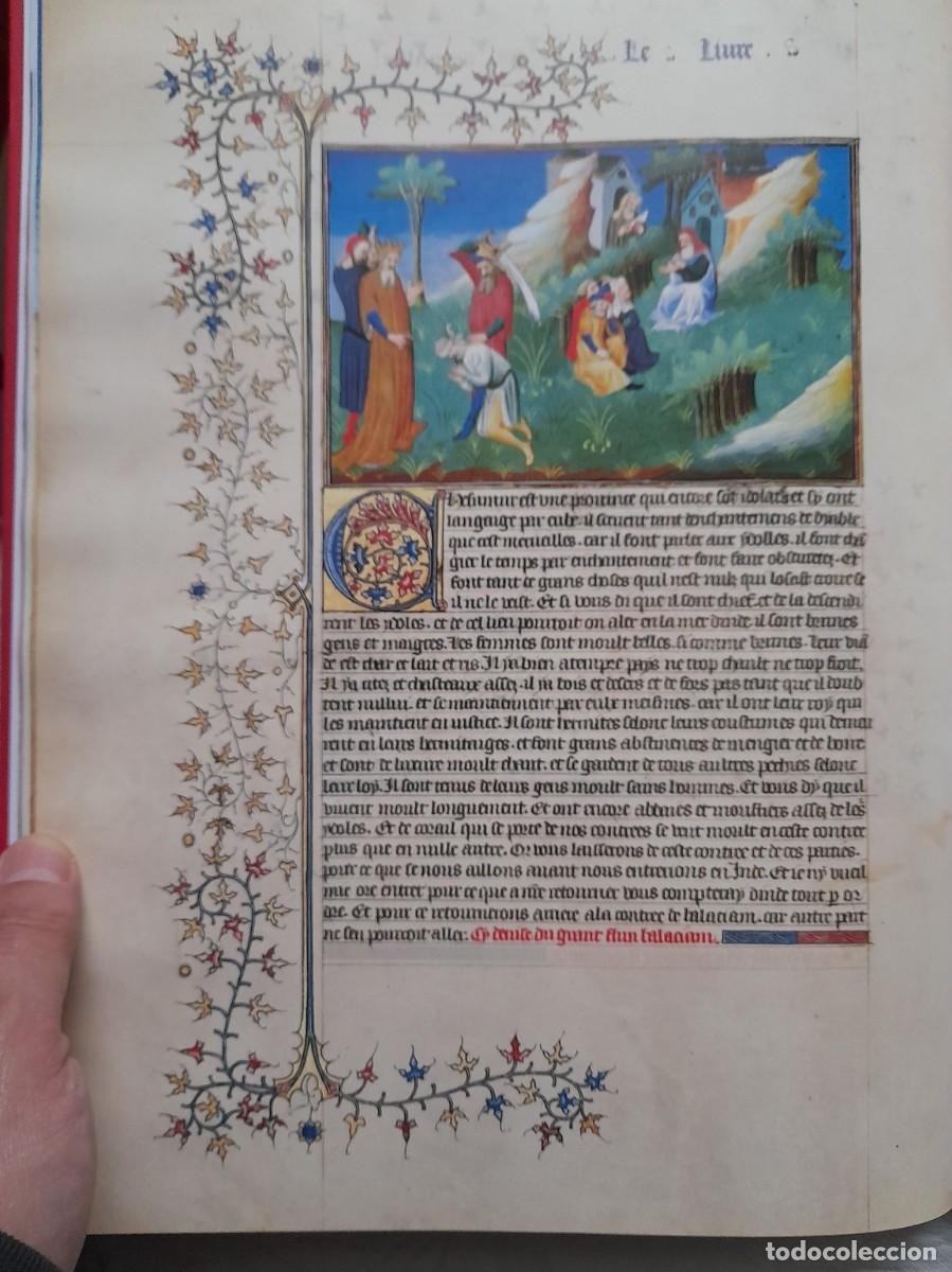 Libros de segunda mano: Libro de las Maravillas de Marco Polo ( Ms. fr. 2810 ) - Foto 2