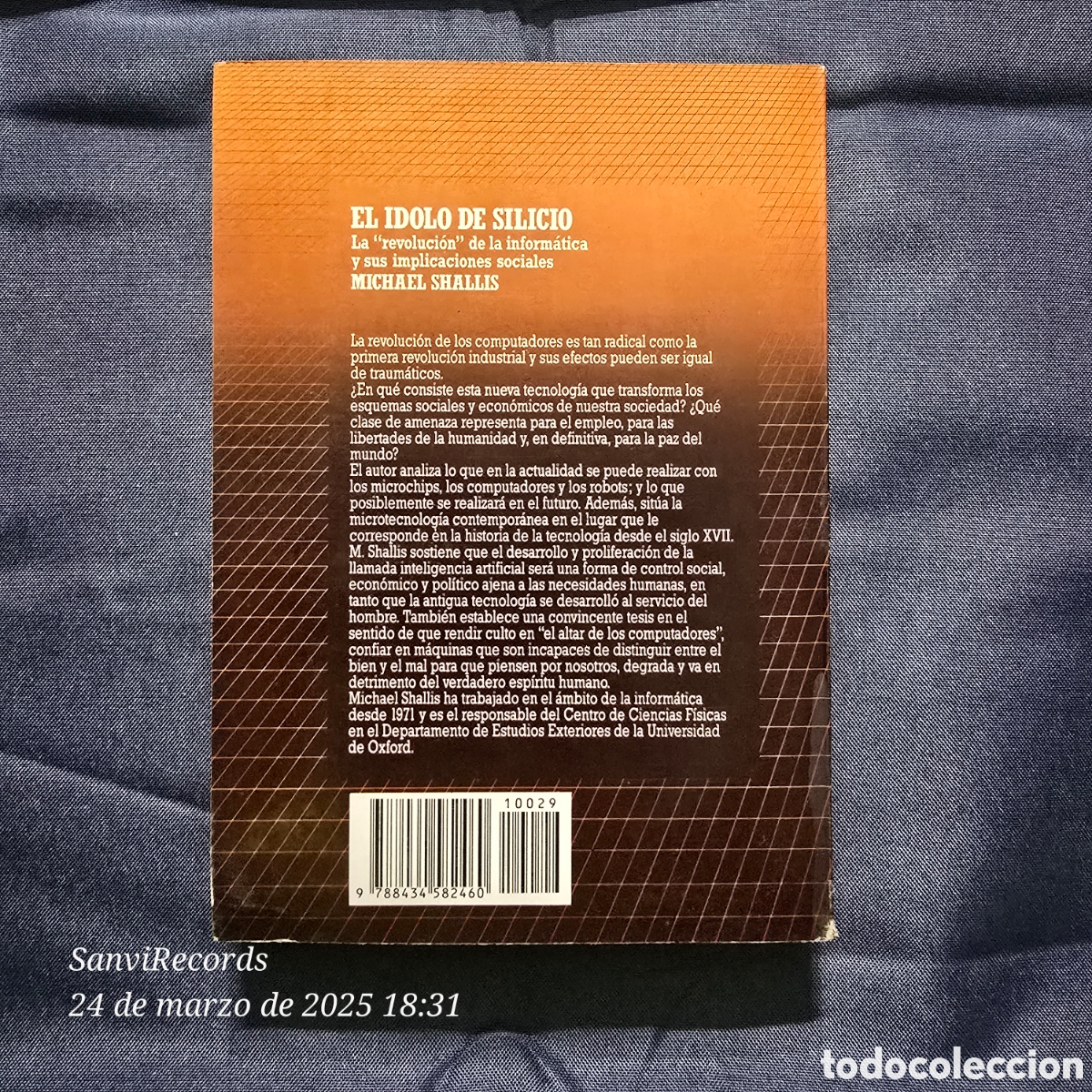 Libros de segunda mano: BIBLIOTECA CIENT&Iacute;FICA SALVAT 29: EL IDOLO DE SILICIO (MICHAEL SHALLIS) - Foto 2