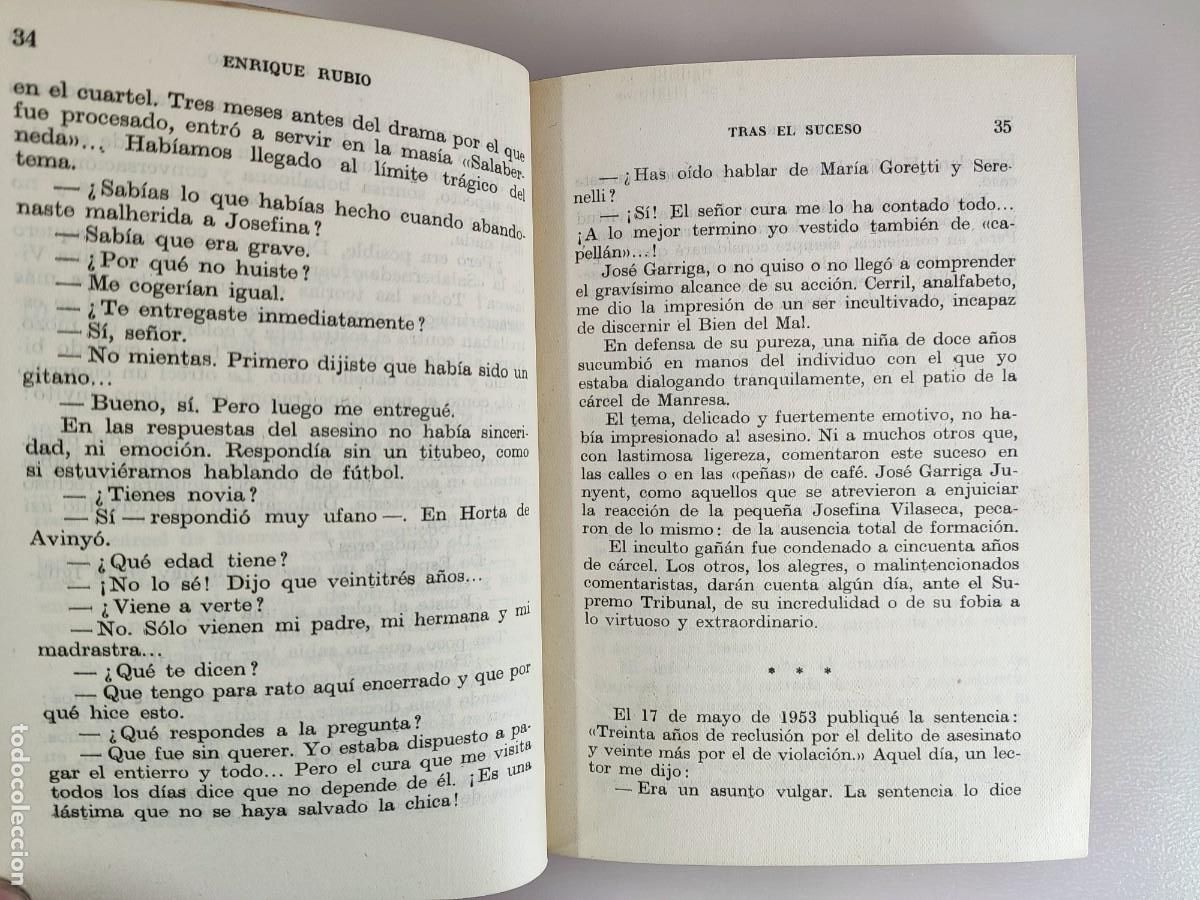 Libros de segunda mano: TRAS EL SUCESO / ENRIQUE RUBIO / 1&ordf;ed. 1956. PLANETA - Foto 4