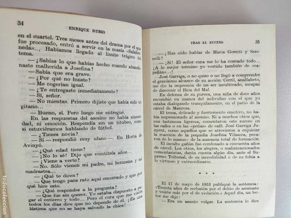 Libros de segunda mano: TRAS EL SUCESO / ENRIQUE RUBIO / 1&ordf;ed. 1956. PLANETA - Foto 5