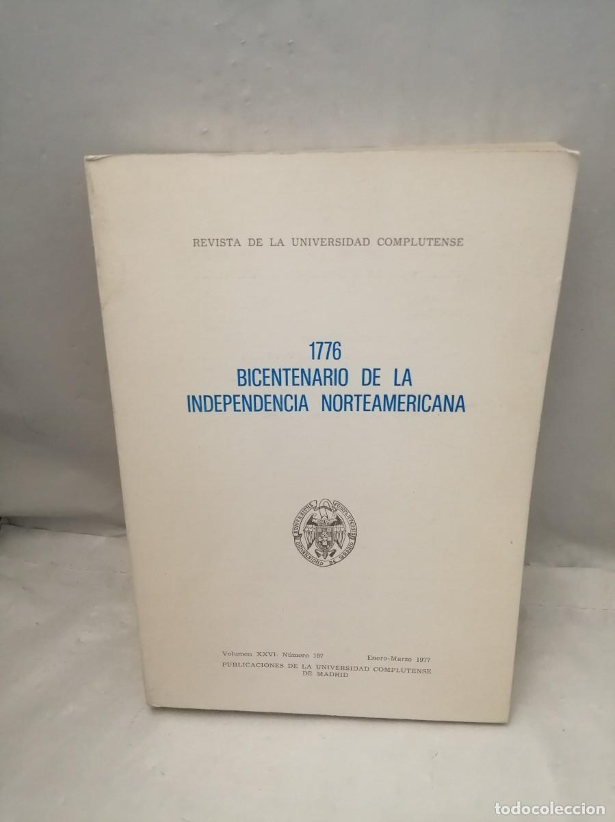 Libri di seconda mano: 1776: Bicentenario de la independencia norteamericana (Revista Universidad Complutense 107)