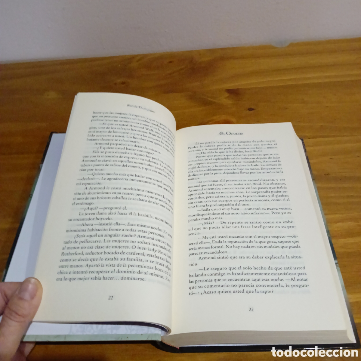 Libros de segunda mano: El oculto. Ronda Thompson - Foto 3