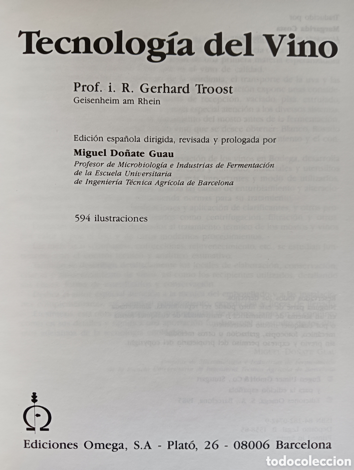 Libros de segunda mano: TECNOLOG&Iacute;A DEL VINO , GERHARD TROOST - Foto 6