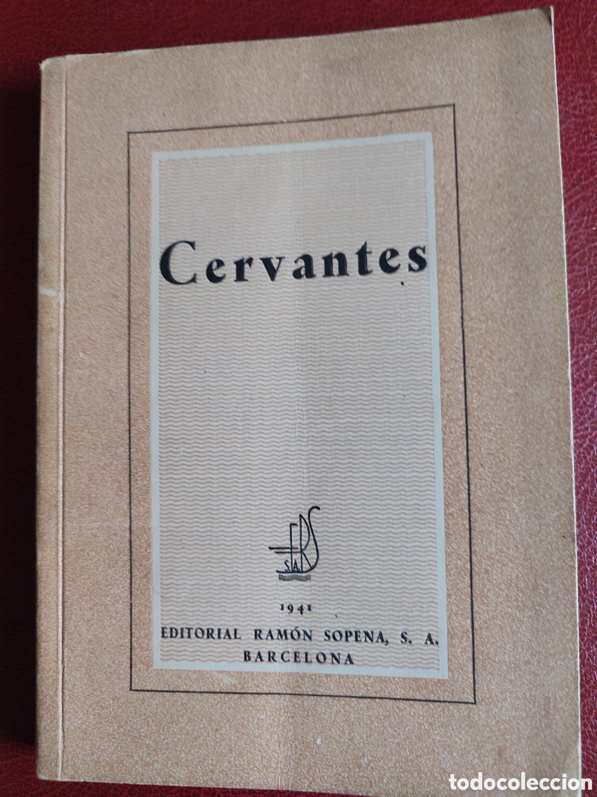 Libros de segunda mano: Libro Cervantes 1941, Editorial Ram&oacute;n Sopena - Foto 1