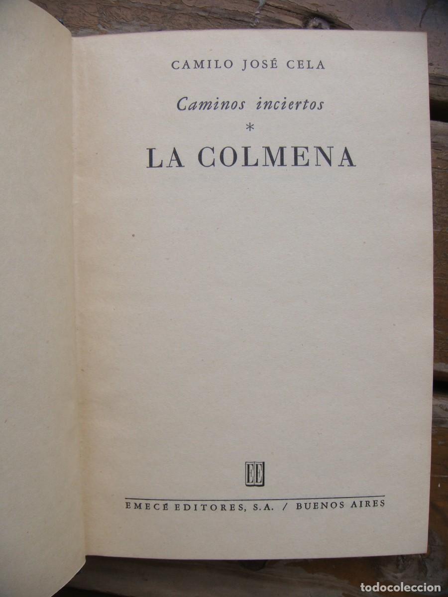 Libros de segunda mano: Camilo Jos&eacute; Cela: LA COLMENA. Primera edicion - Foto 3